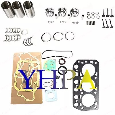 For Mitsubishi K3D Rebuild Kit Overhaul Engine Excavator Tractor Loader W/ Valve • $591.48