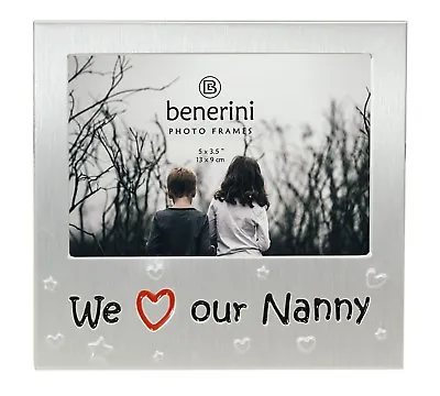 We Love Our Nanny Photo Picture Frame Mothers Day Gifts Birthday Christmas Nan  • £5.99