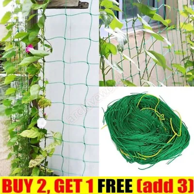 £4.55 • Buy Plant Support Mesh Garden Net Vegetable,Fruit Climbing Netting Pea Bean Trellis