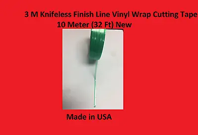 3M Knifeless Finish Line Vinyl Wrap Cutting Tape 10 Meter (32 Ft) New • $15.30