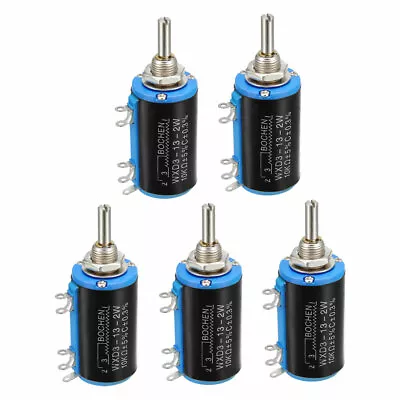 10K Ohm Adjustable Resistors Wire Wound Multi Turn Precision Potentiometer 5pcs • $15.14