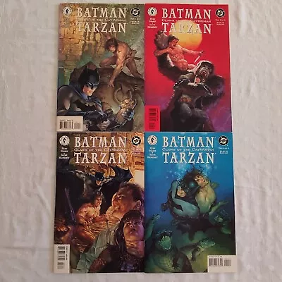 Batman Tarzan Claws Of The Cat-Woman #1 #2 #3 #4 - DC Darkhorse 1999 - Full Set • £6.99