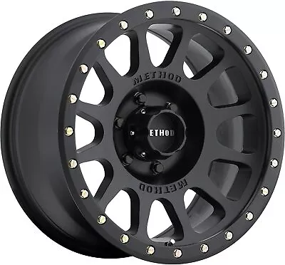 Method MR305 NV 17x8.5 0mm Offset 6x135 94mm CB Matte Black Wheel • $254.15