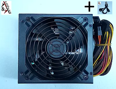 £27.52 • Buy 600W 600 Watt Gamer ATX PC Supply 20/24 3xSATA 2xIDE P8 P6+2 P4+4 Pcie S. Low