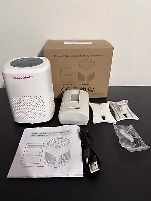 Dog Barking Alarm Motion Detector Outdoor Sensor 1000' Range MISSING ITEMS READ! • $45