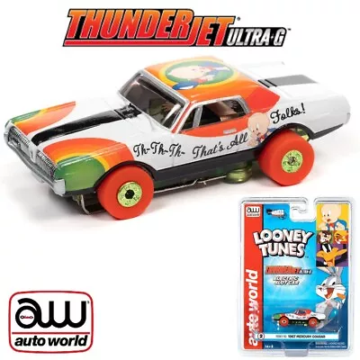 Brand New - Auto World - Looney Tunes Porky Pig '67 Mercury Cougar - SC363 • $16.99