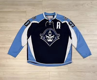 Milwaukee Admirals AHL Blue Hockey Jersey Men’s XXLarge Skull Authentic CCM #90 • $199.99