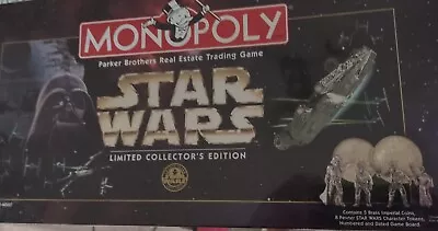 Monopoly Star Wars Collectors Edition 1997 Sealed - Mint Limited Pewter Tokens • $0.99