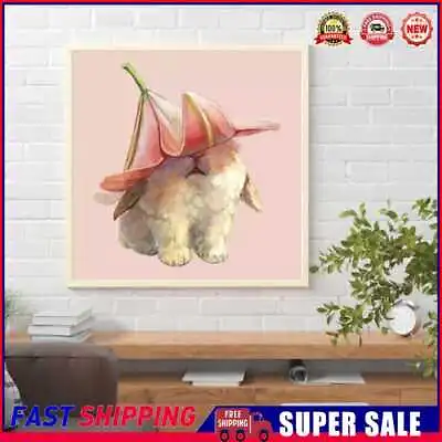 Rabbit Paint By Numbers Kit DIY Hand Oil Art Picture Craft Home Wall Decor (2) • $12.32