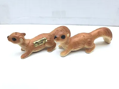 1967 Victoria Ceramics Squirrel Salt & Pepper Shakers Vintage Japan • $19.99