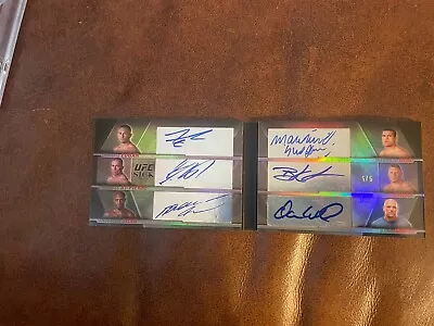 2010 UFC Topps Knockout Sick Sigs Auto Booklet /5 GSP Lesnar Dana White Silva • $7500