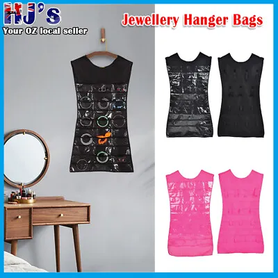 Jewellery Hanger Bags Dress Hanging Jewelry Organiser Earring Display Holder SYD • $4.98