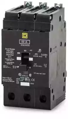 Square D EGB34050 Circuit Breaker 50 Amp 3 Phase 277/480-240 Volt AC/DC • $195