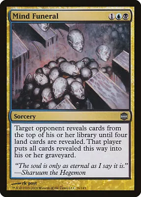 Mind Funeral - Foil Alara Reborn MP MTG • $2.22