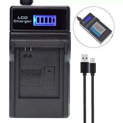 LCD Battery Charger For Samsung ES71 ES73 ES74 PL80 PL81 SL50 ST60 ST61 TL205 • £7.19