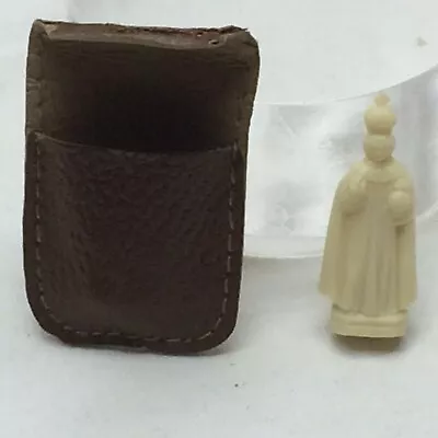 Vintage Infant Of Prague Religious Pocket Statue Plastic • $20