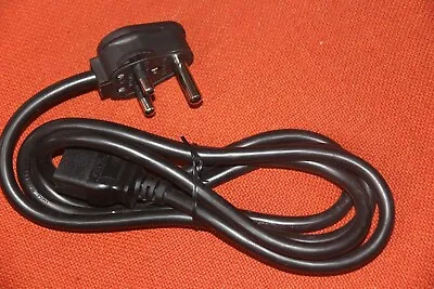 £15 • Buy 15 AMP 240V Permaplug Black Plug TO IEC C19 Socket UPS POWER LEAD 2 M 