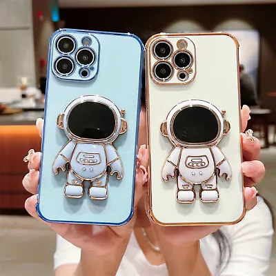 $11.97 • Buy Cute Astronaut Shockproof Stand Case For IPhone 14 13 12 11 Pro Max XR XS 7 8 +