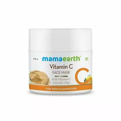 Mamaearth Vitamin C Face Pack For Women With Vitamin C & Kaolin Clay 100gm • £16.22