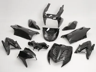 Yamaha Aerox 50 & 100 (YQ50/L YQ100  2-stroke)  - Metallic Black Body Kit • £279.95