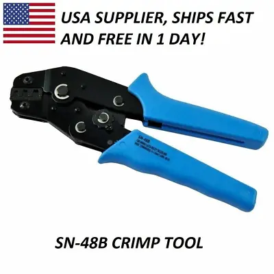 $22.59 • Buy SN-48B Crimp Plier Tool 0.14-1.5mm 16-26 AWG Crimper Servo JST Molex Deutsch Pin