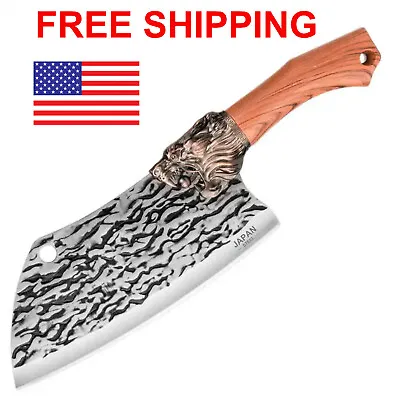 Viking Knife Asian Kitchen Knife Butcher Chef Boning Knife Cleaver Chopping Meat • $18.99