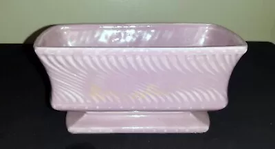 McCoy Pottery Orchid Lavender Glaze Swirl Rectangle Vase Vintage Art Deco USA • $24.99