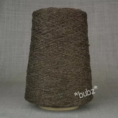 £13.95 • Buy RENNIES SUPERSOFT SHETLAND LAMBSWOOL YARN 250g CONE DONKEY BROWN KNITTING WOOL