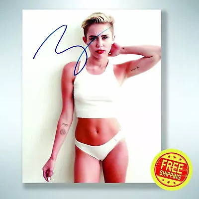 Miley Cyrus Autograph Signature Hot Framed Signed Reprint Free Shipping • $31.98