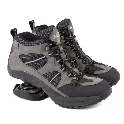Z-Coil Men's 9 High Desert Hiker Hiking Boots Gray & Black Comfort Spring Shoes • $43.96