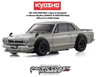Kyosho MA-020 AWD MiniZ Sports ReadySet Nissan Skyline 2000GT-R KPGC10 KYO32636S • $179.99