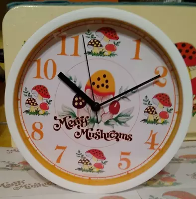 Merry Mushrooms Theme 9  Wall Clock* • $37.50