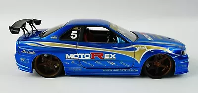 2004 JADA Option D Nissan GTR R34 1:24 Scale Moto Rex • $110