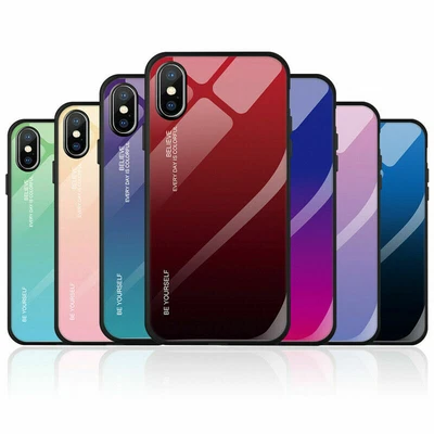 $9.58 • Buy Case For IPhone 13 12 11 Pro Max 6 6S 7 8 Plus X XS XR Tempered Glass Back Cover