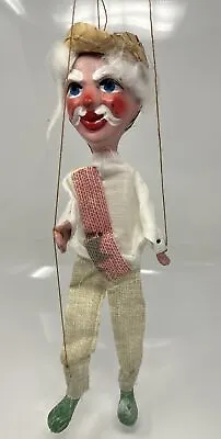 Man Composition Mexican Vintage Marionette String Puppet - Vintage Toy Doll! • $17.99