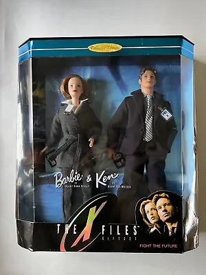 X-Files Mulder And Scully Barbie And Ken Dolls New In Box • $20