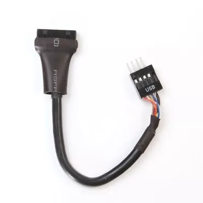 USB 3.0 Motherboard Female Header 20 Pin To 9 Pin Male USB 2.0 Cable Adapter UK • £3.45