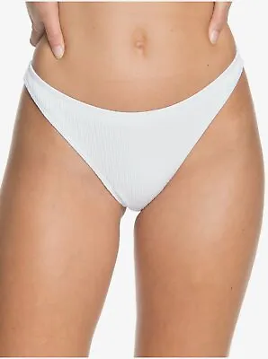 New NWT Women's Roxy Stay Golden Mini Bikini Bottoms Mini Coverage Size Small • £33.36