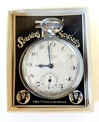 £199.99 • Buy Services Watch For Distinguished Service: 1940 WW2 Pocket Watch + Box & Guarante