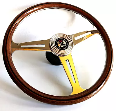 Steering Wheel Wood Fits For VW T2 Wolfsburg LUISI Bus Transporter Van 72-79' • $389