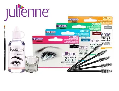 Julienne Professional Tinting Eyelash & Eyebrow Dye Tint Lash Kit - All Colours • £12.95