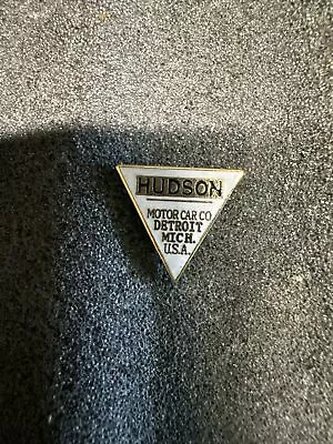Antique  Hudson Motor Car Co.  Detroit Mich. Usa Automobile Hood/radiator Emblem • $39.99