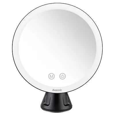 10X Magnifying Make Up Mirror With LED Light Suction Bathroom Mirror For Shaving • £17.99