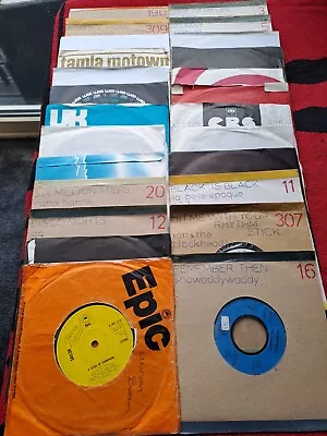 Job Lot Of 25 X 7” Singles Records 1970s   (Lot 40) • £2.99