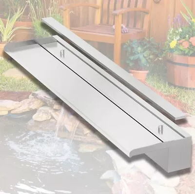 Pond Waterfall Blade Kit 90cm Stainless Steel Pool Fountain With Accessories • £80