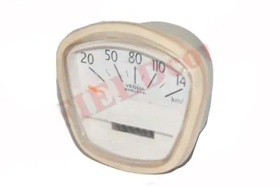 Lambretta White Face Speedometer 140kph Veglia Borletti Speedo SX TV Special GEc • $26.99