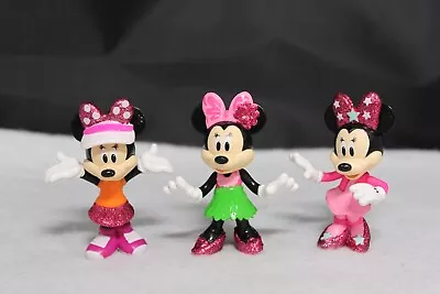 Lot Of 3 Disney Junior Minnie Mouse PVC Collectible 3  Figures Hula Tennis • $9.99