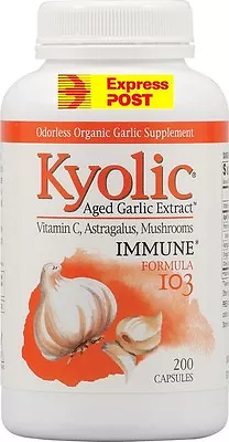 Kyolic Aged Garlic Extract™ Immune Formula 103 -- 200 Capsules • $56.97