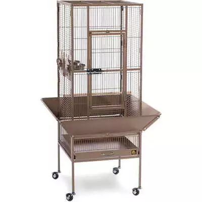 49  Large Bird Pet Cage Large Play Parrot Finch Cage Macaw Cockatoo Coco Brown • $238.19