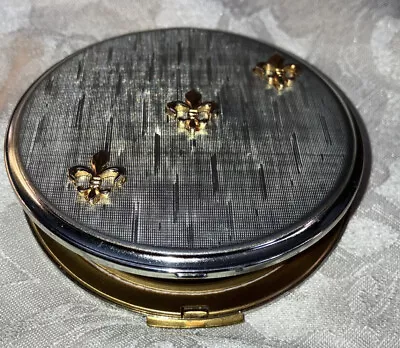 Vintage Volupte Silver/Gold Tone Compact • $22.49